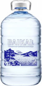 Глубинная байкальская вода BAIKAL430, негазированная, ПЭТ, 5 литров