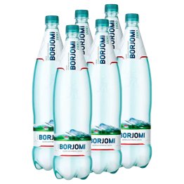 Минеральная вода Borjomi, газированная, ПЭТ, 1,25 литра