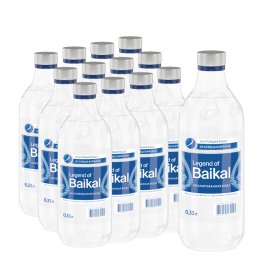 Питьевая вода Legend of Baikal, негазированная, стекло, 0,33 литра