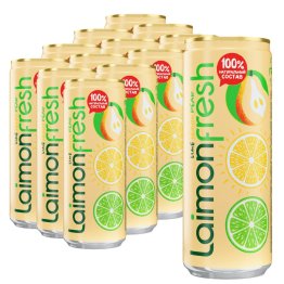 Напиток Lemon Fresh груша, газированный, ж/б, 0,33 литра