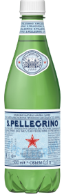 Минеральная природная питьевая столовая вода S. Pellegrino, газированная, ПЭТ, 0,5 литра