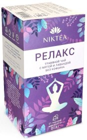 Чай травяной NIKTEA "Релакс", 21*1,3г