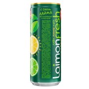 Напиток Lemon Fresh с мятой, газированный, ж/б, 0,33 литра