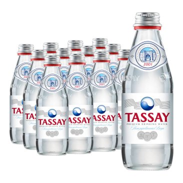 Природная вода Tassay, негазированная, стекло, 0,25 литра