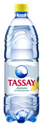 Природная вода со вкусом лимона Tassay, негазированная, ПЭТ, 0,5 литра