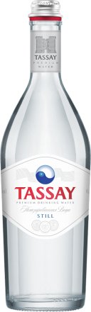 Природная вода Tassay, негазированная, стекло, 0,75 литра